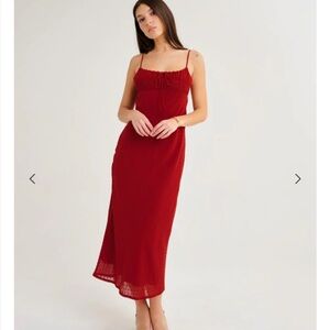 Rumored midsummer dress red